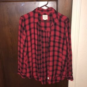 American eagle red flannel